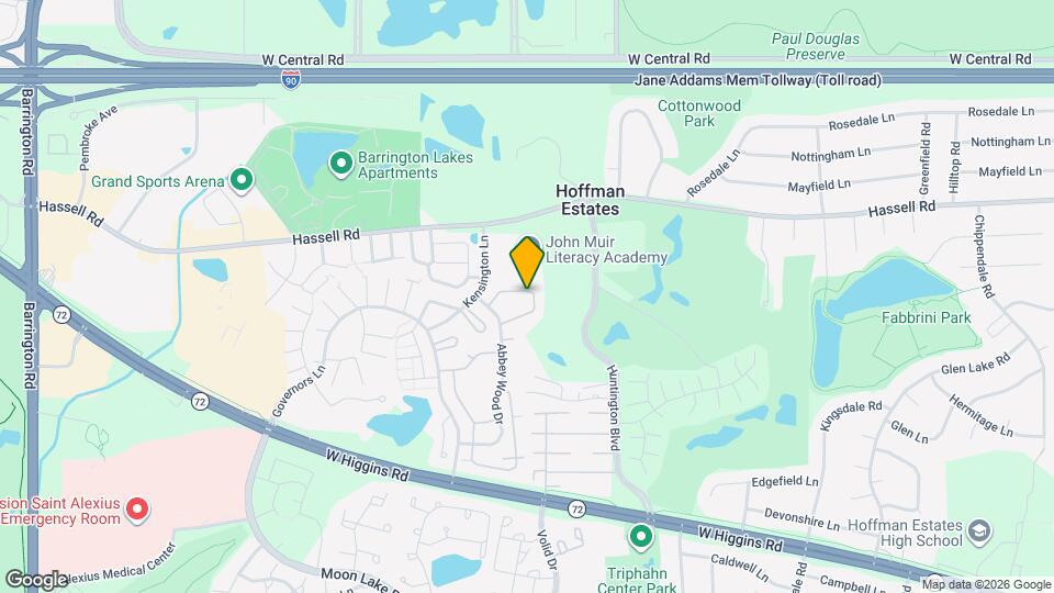 1863 Jamestown Cir Map and Location Details