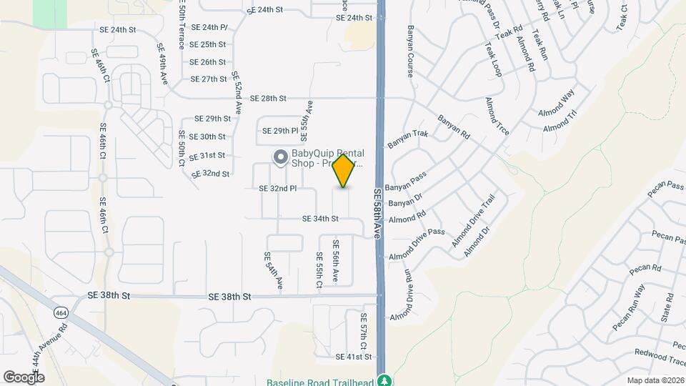 3272 SE 56th Terrace Map and Location Details