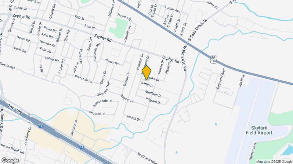 3707 Griffin Dr Map and Location Details