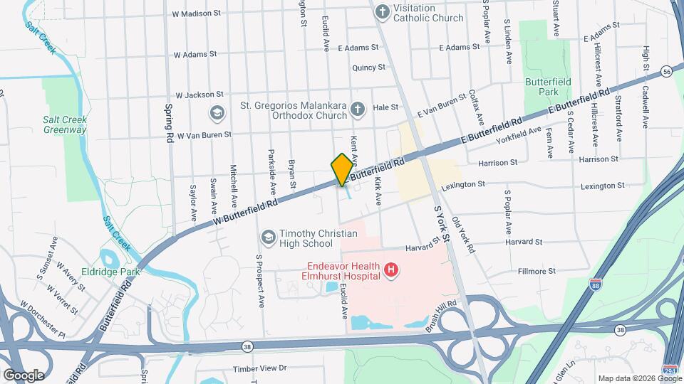 999 Euclid Ave Map and Location Details