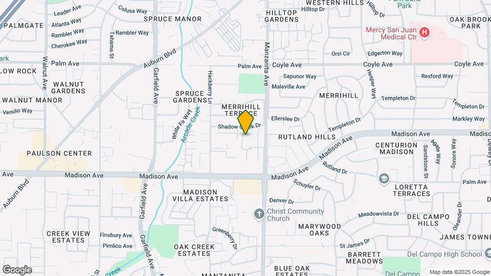 5808 Shadow Creek Dr Map and Location Details