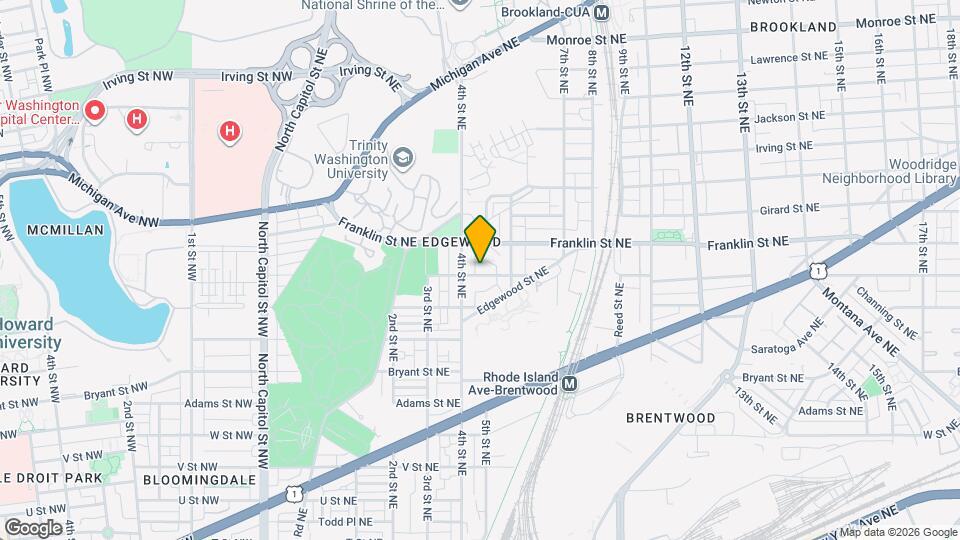 412 Evarts St NE Map and Location Details