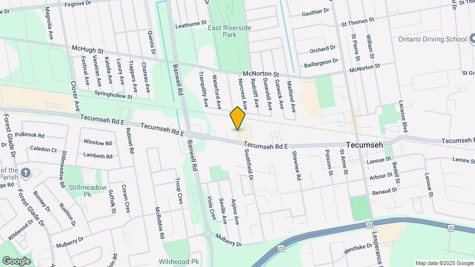 11828 Tecumseh Rd E Map and Location Details