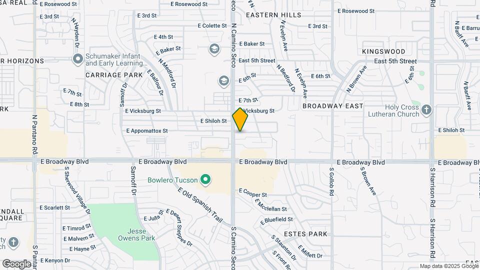 8712 E Appomattox St Map and Location Details