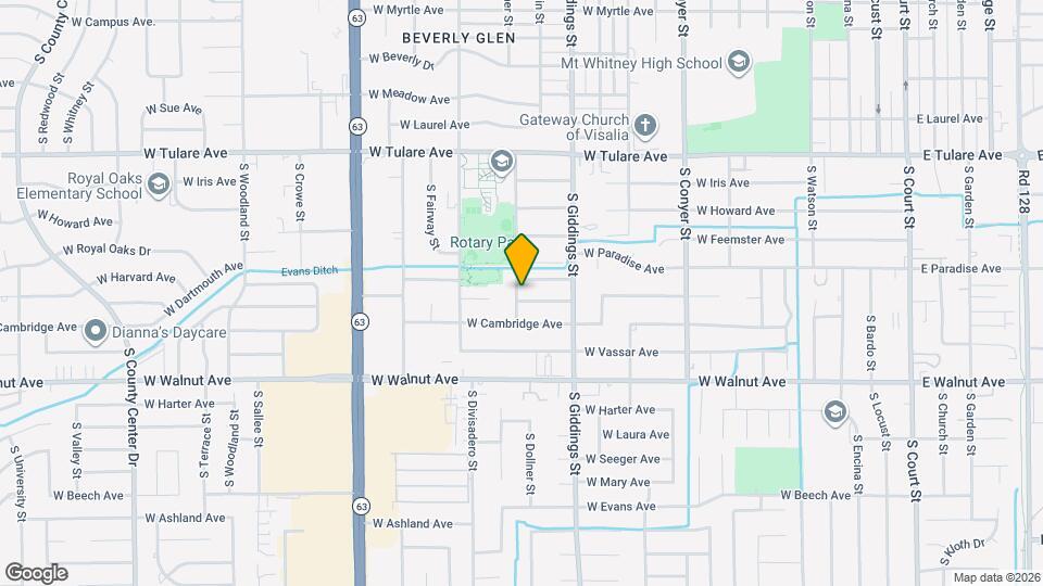 1646 S Dollner St Map and Location Details