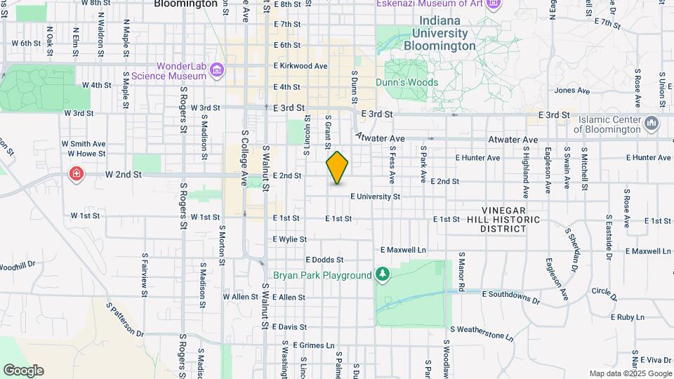 409 E University St Map and Location Details