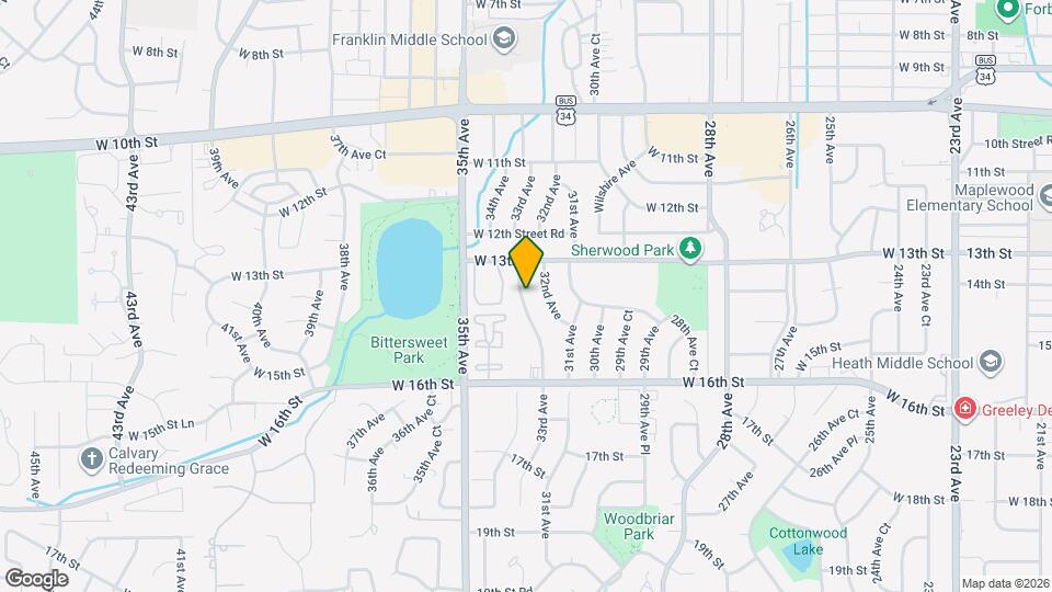 1322 33rd Ave Map and Location Details