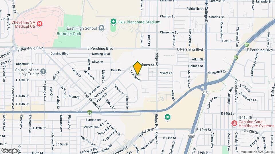 2317 Frontier Ct Map and Location Details