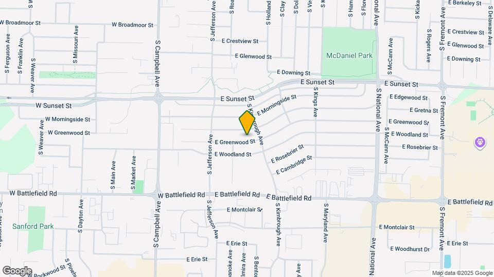 603 E Greenwood St Map and Location Details