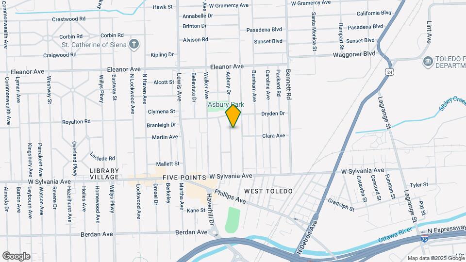 4208 Asbury Dr Map and Location Details