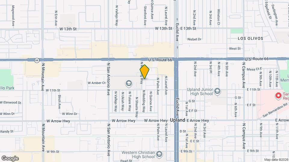 850 N Redding Way Map and Location Details