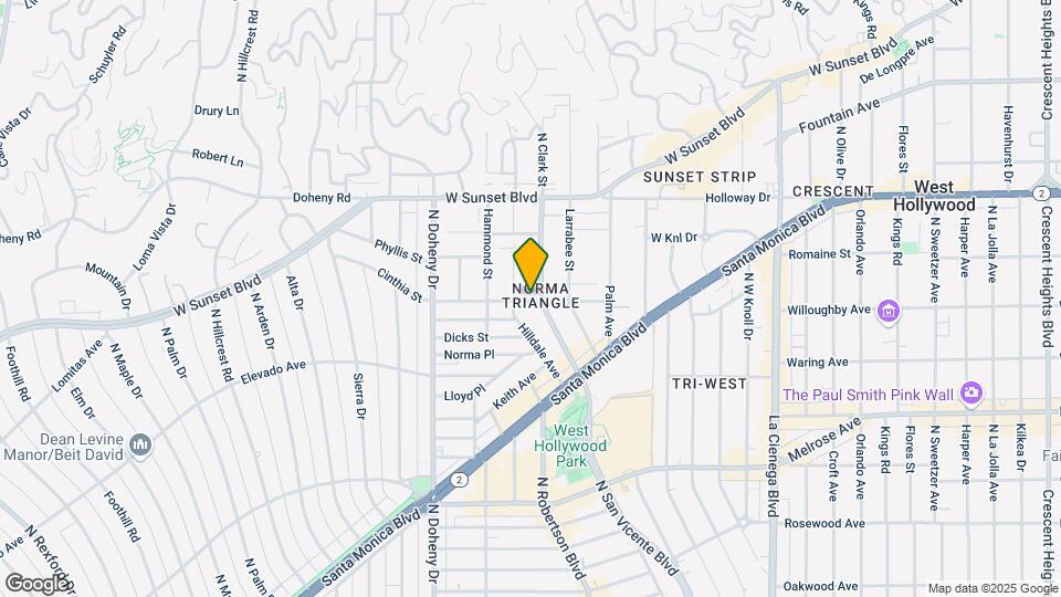 8911 Cynthia St Map and Location Details