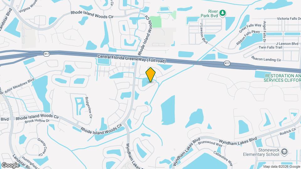 1823 Meadow Pond Way Map and Location Details