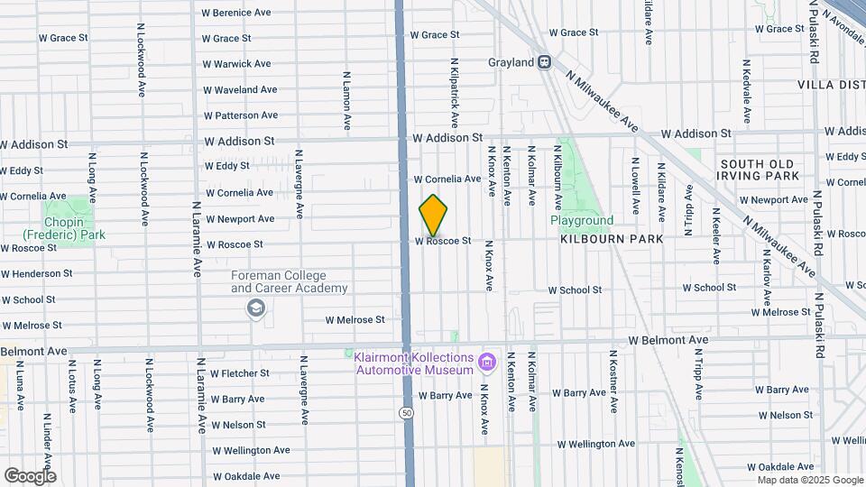 4743-4749 W Roscoe St Map and Location Details