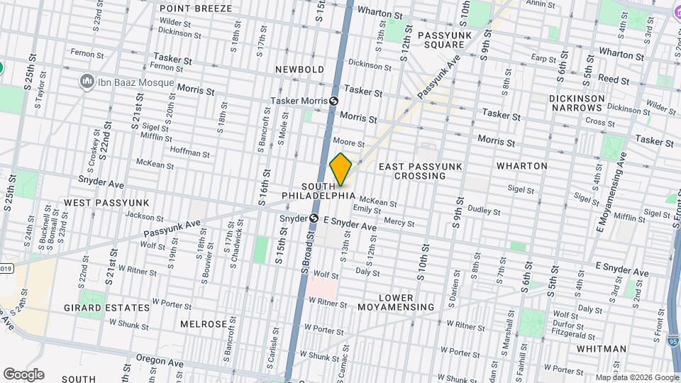 1325 McKean St Map and Location Details