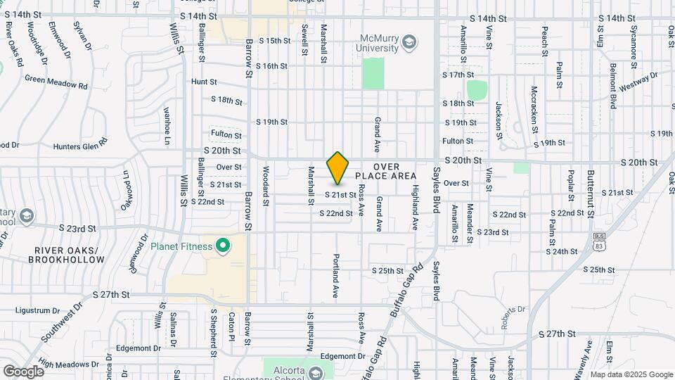 2550 S 21st St Map and Location Details