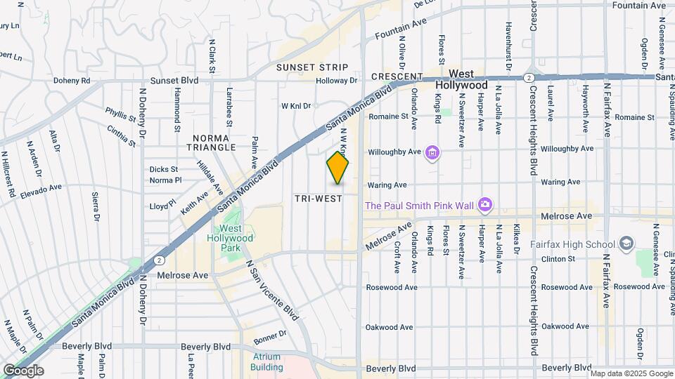 805 N W Knoll Dr Map and Location Details