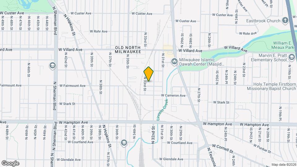 3222 W Fairmount Ave Map and Location Details