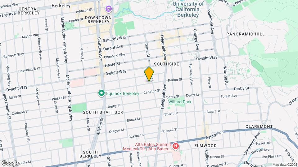 2346 Parker St Map and Location Details