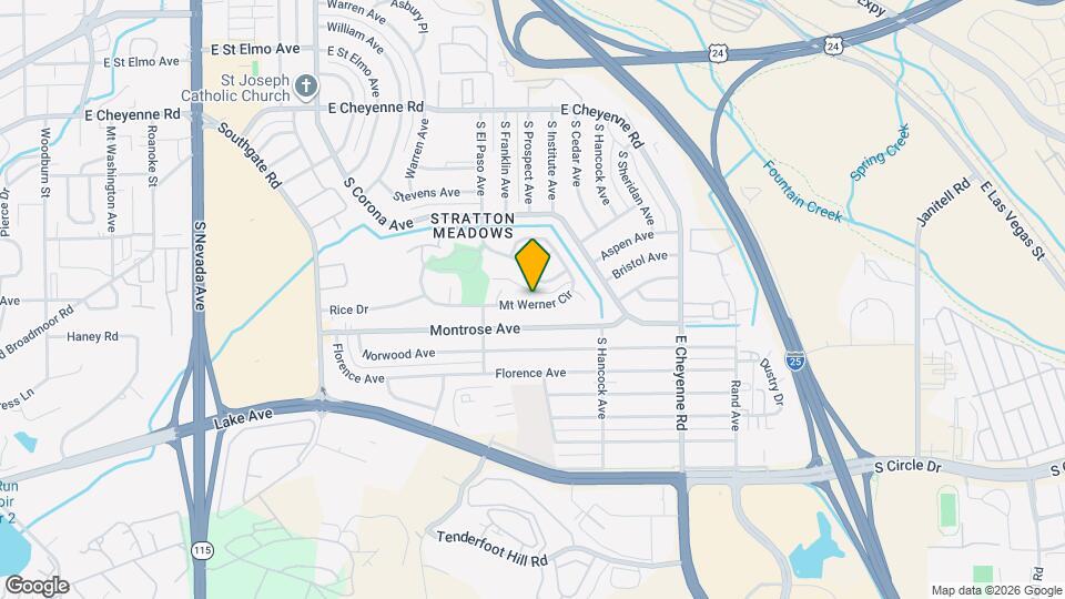1156 Mt Werner Cir Map and Location Details