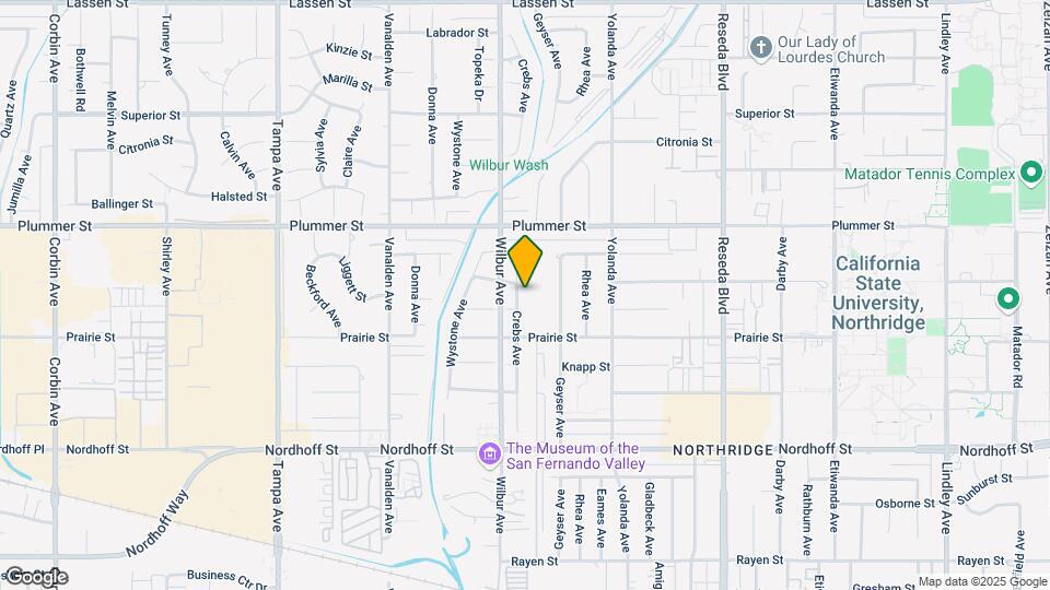 9340 Crebs Ave, Unit 1 Map and Location Details