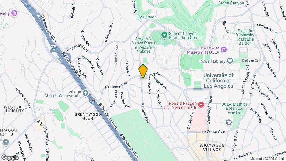 410 Veteran Avenue Mapa y Detalles de la Ubicación