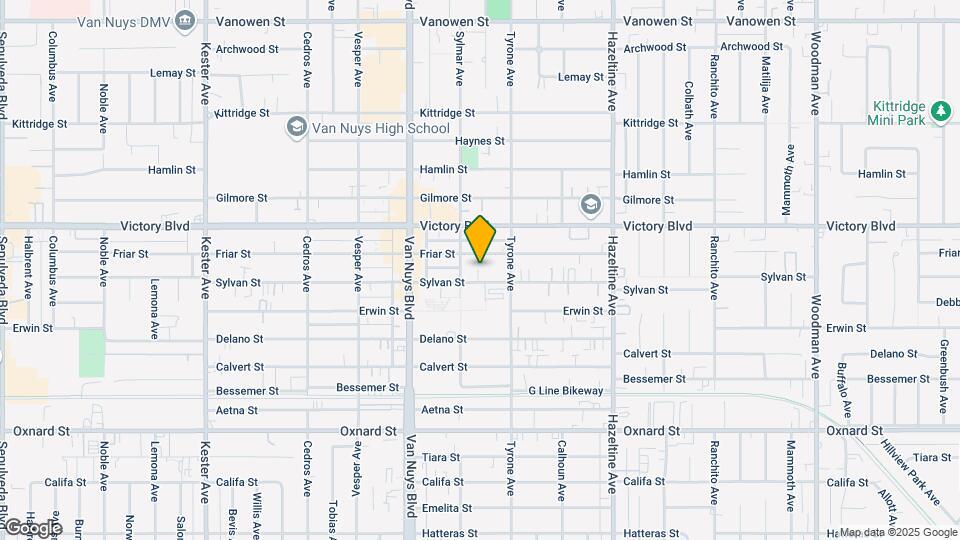 14339 Sylvan St Map and Location Details