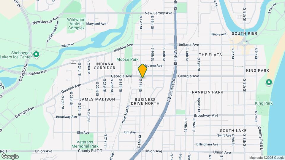 1409 S 17th St Map and Location Details