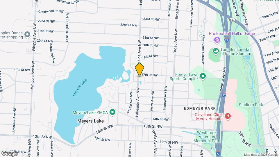1642 Lakeside Ave NW Map and Location Details