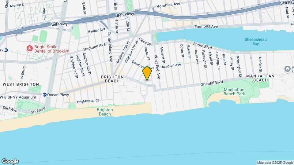 1159 Brighton Beach Ave Map and Location Details