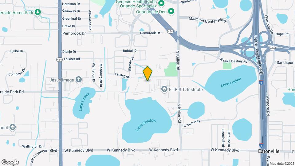 1175 Lake Shadow Cir Map and Location Details