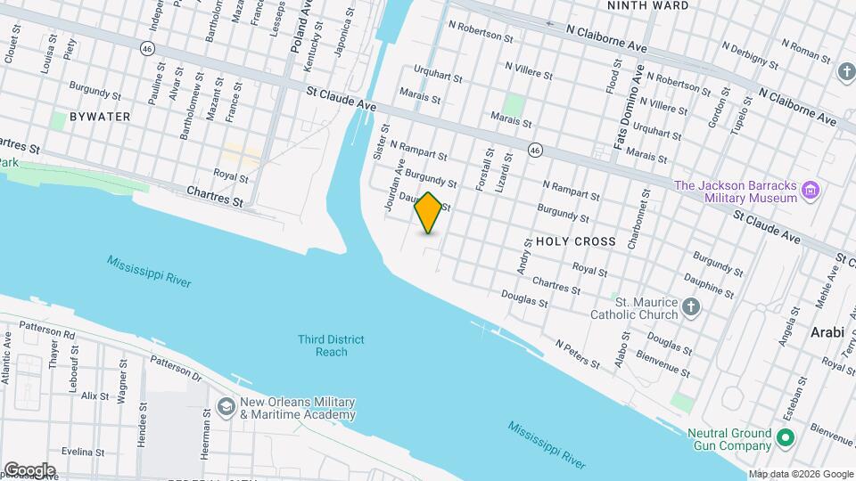 Historic Holy Cross Apartments Map and Location Details