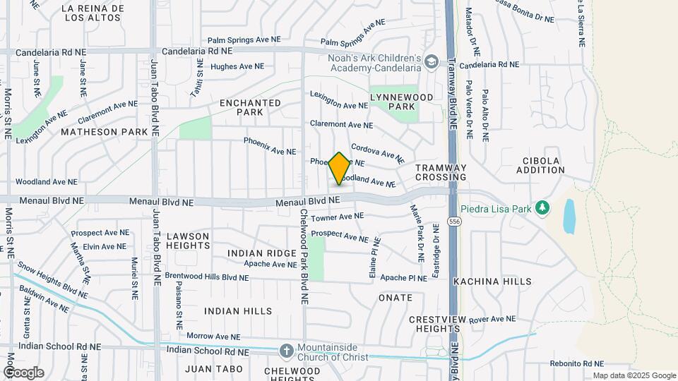 12113 Menaul Blvd NE Map and Location Details
