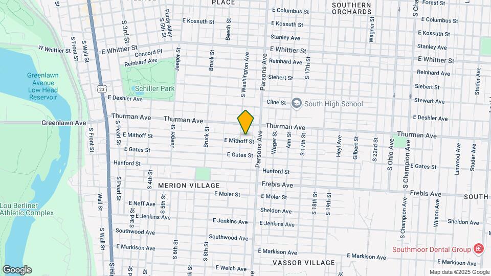 416-426 E Mithoff St Mapa y Detalles de la Ubicación