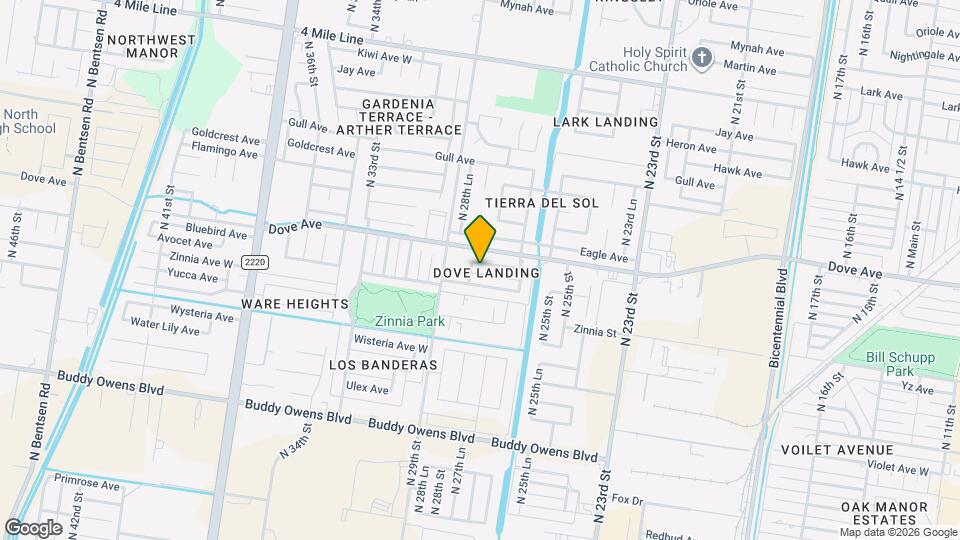 2709 Cardinal Ave Map and Location Details