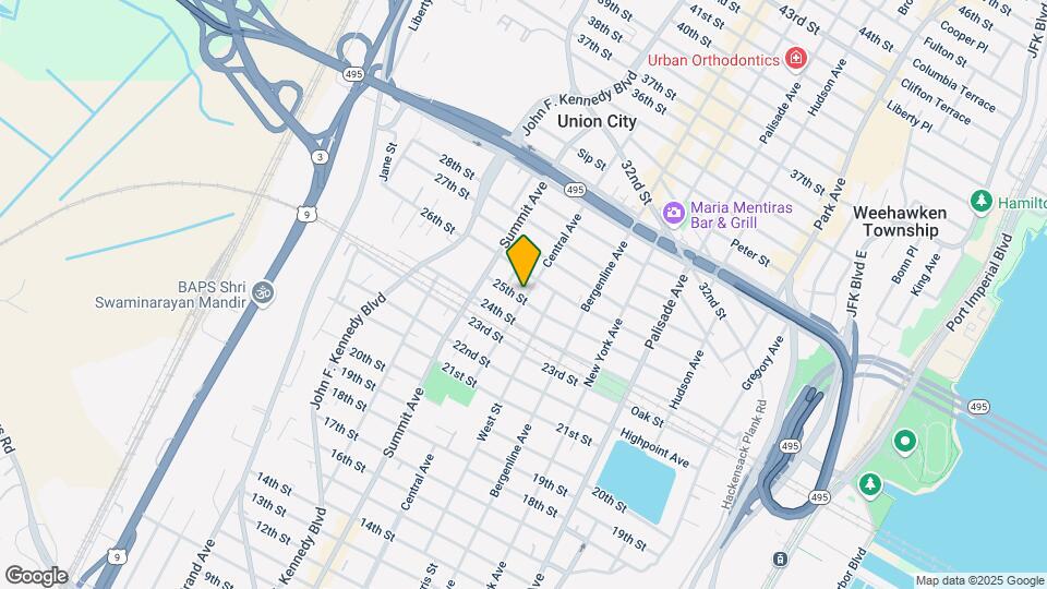2503 Central Ave Map and Location Details
