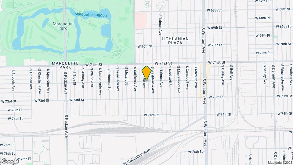 7201 S Fairfield Ave Map and Location Details