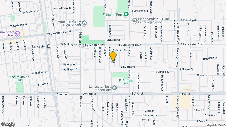 44615 4th St E Map and Location Details