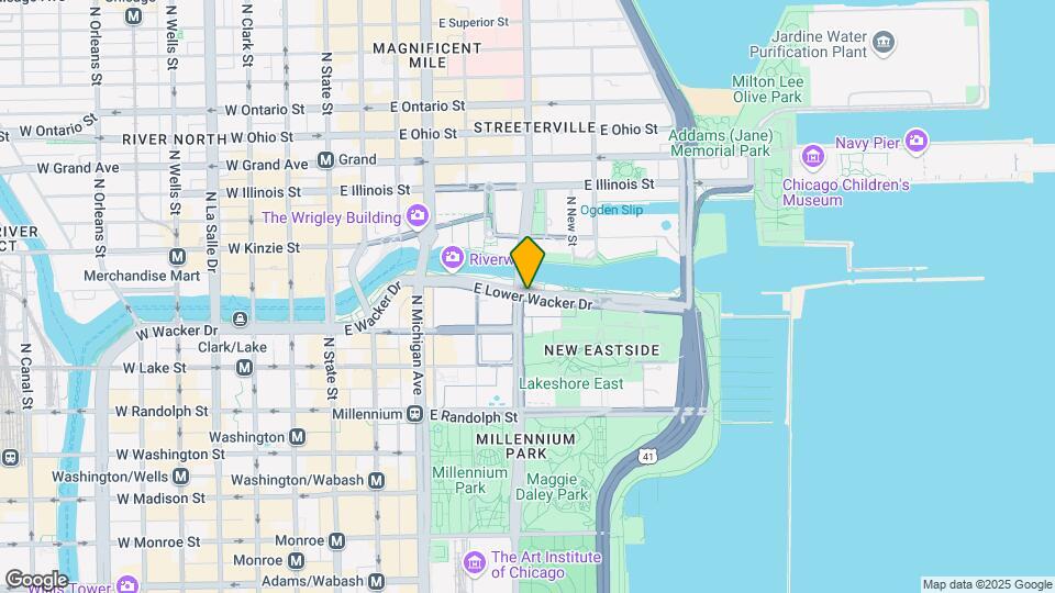 347 E Wacker Dr, Unit 2009 Map and Location Details