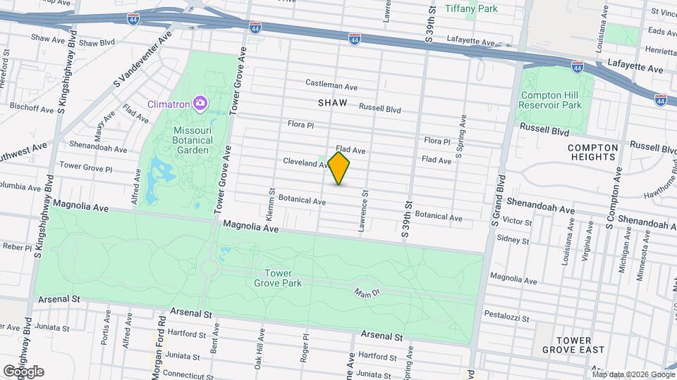 4044 Shenandoah Ave Map and Location Details