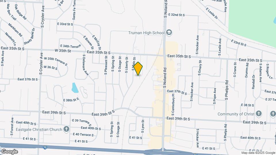 3554 S Lynn St Map and Location Details