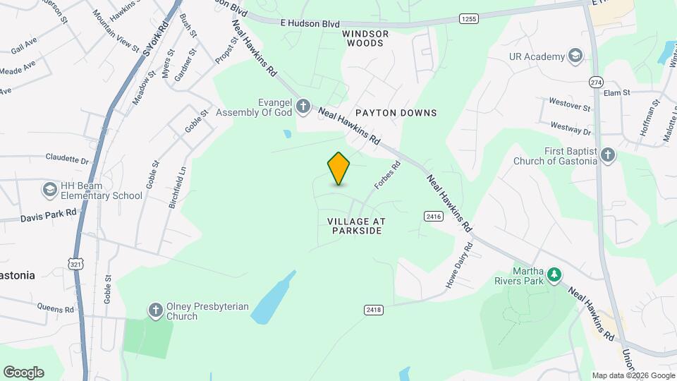 732 Inwood Hill Dr Map and Location Details