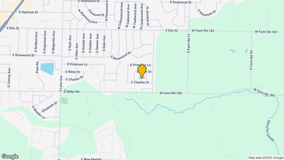 450 S Cedarwood Ave Map and Location Details