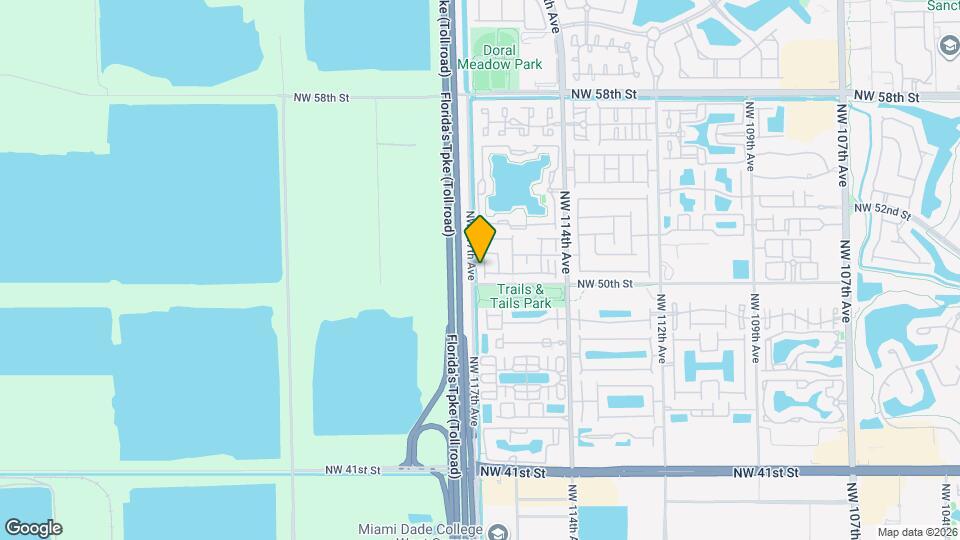 5050 NW 116th Ct Map and Location Details