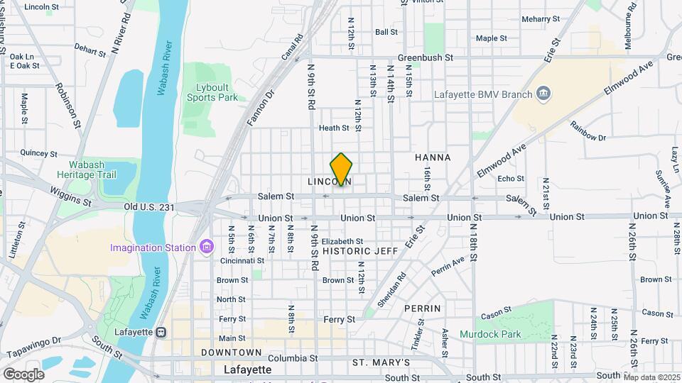 1008 Salem St Map and Location Details