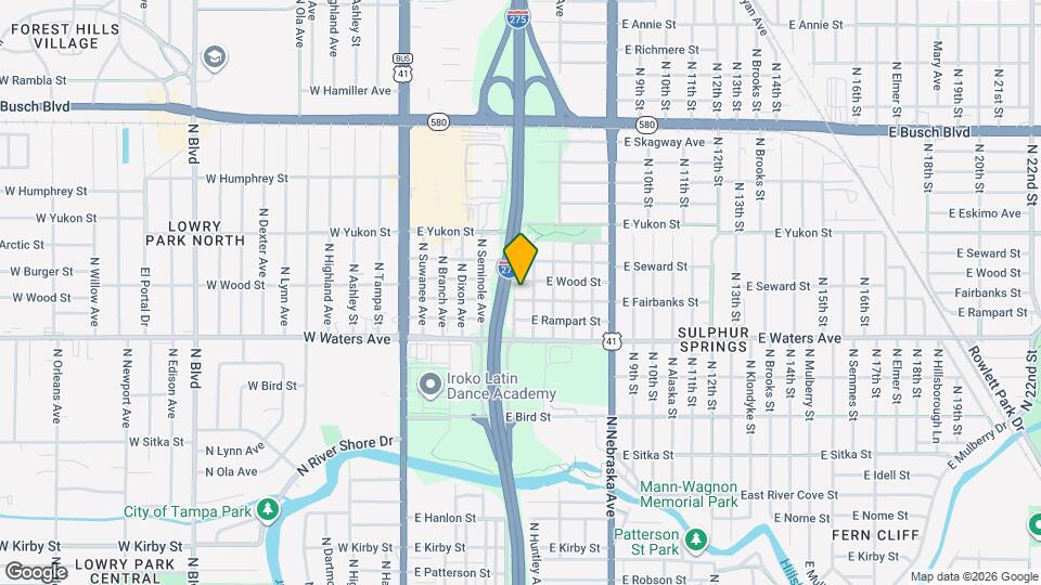 8505 N Lamar Ave Map and Location Details