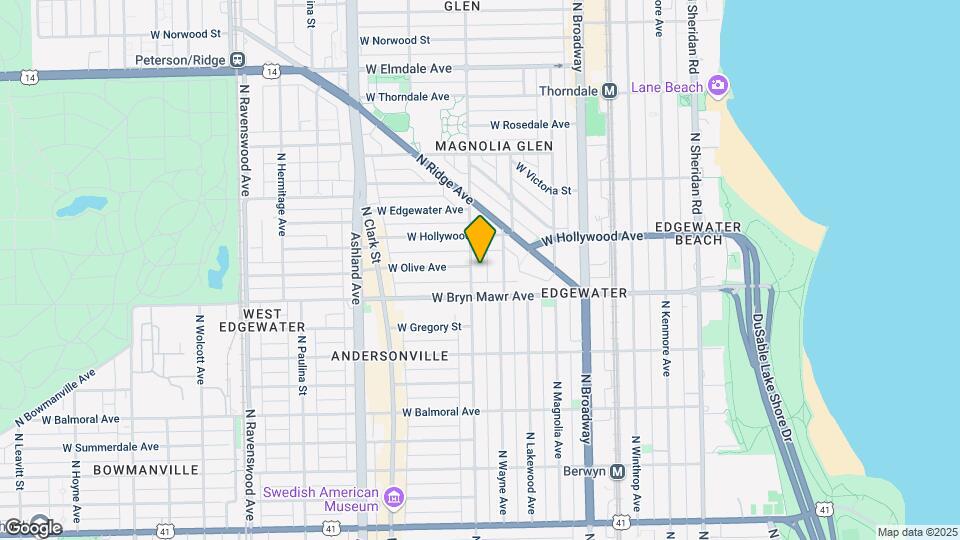 5627 N Glenwood Ave Map and Location Details