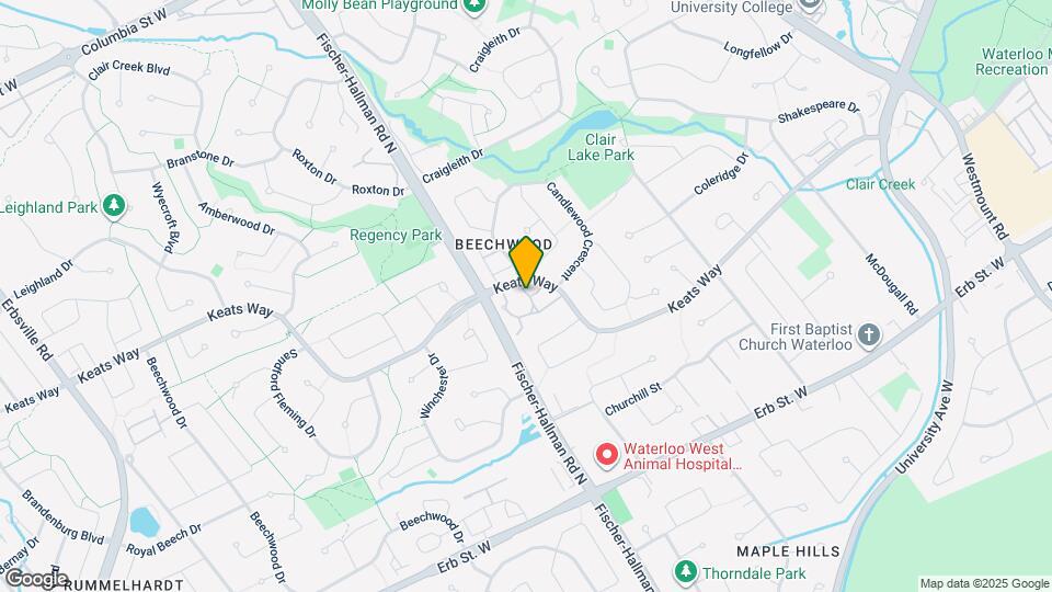 425 Keats Way Map and Location Details