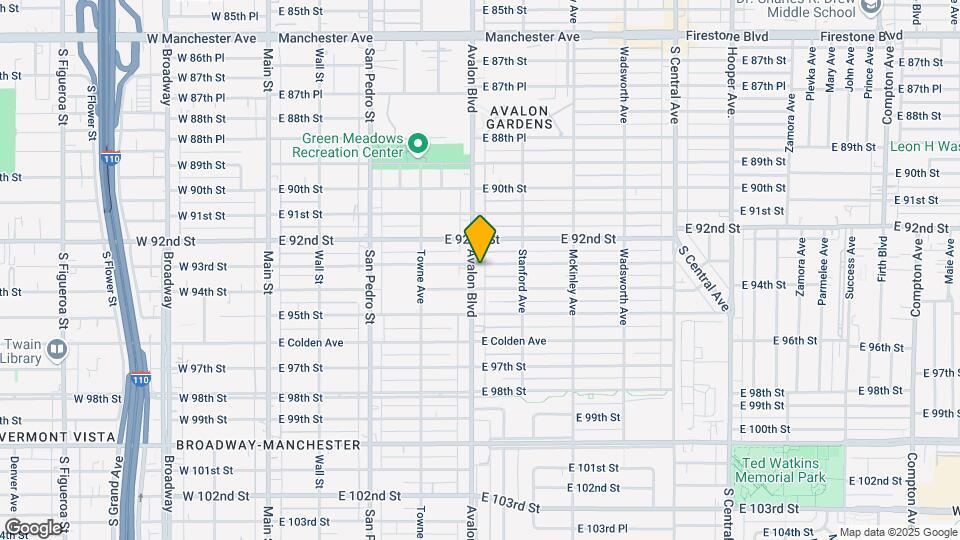 9302 S Avalon Blvd Map and Location Details