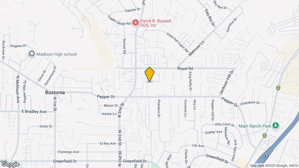 1875 Pepper Valley Ln Map and Location Details